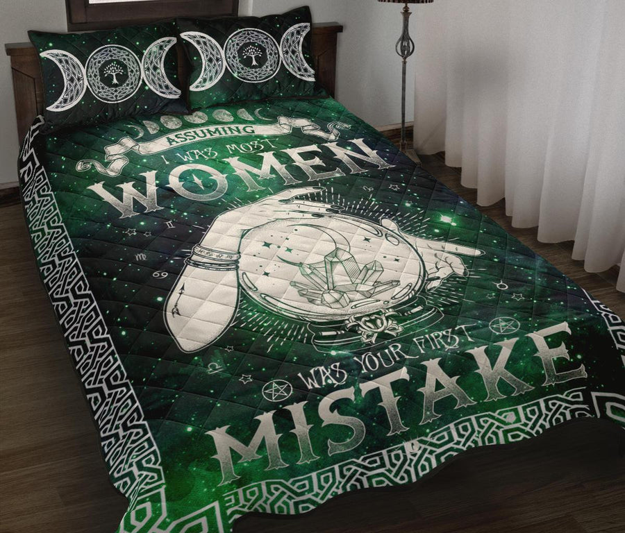 Witchy woman Quilt Bed Set Bedding Set MoonChildWorld 