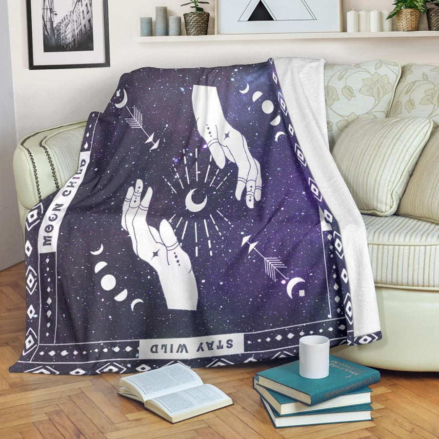 Wicca Premium Blanket Blanket MoonChildWorld 