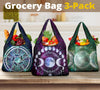 Wicca Grocery Bag 3-Pack Grocery Bag MoonChildWorld 