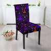 Witch purple hat Dining Chair Slip Cover Chair Slip Cover MoonChildWorld 