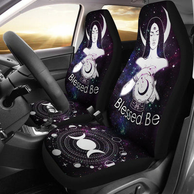 Blessed Be Wicca Car Seat Covers Car Seat Covers MoonChildWorld