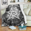 Wicca Pentacle Premium Blanket Premium Blanket MoonChildWorld 