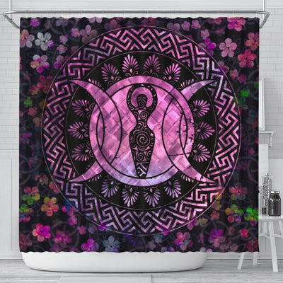 Goddess moon wicca Shower Curtain Shower Curtain MoonChildWorld