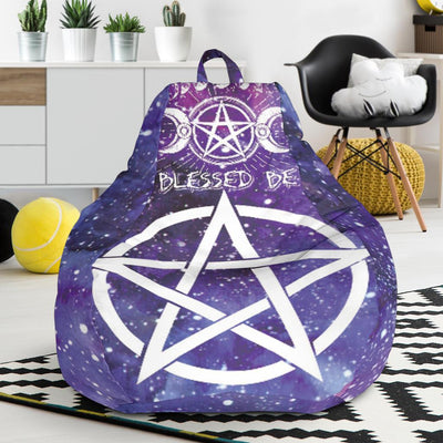 Pentagram wicca Bean Bag Chair Bean Bag Chair MoonChildWorld