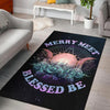 Merry meet blessed be wicca Area Rug Area Rug MoonChildWorld 