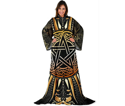 Pentacle wicca Sleeve Blanket Sleeve Blanket MoonChildWorld