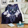 Magic Cat wicca Premium Blanket Premium Blanket MoonChildWorld 