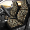 Pentacle wicca Car Seat Covers Car Seat Covers MoonChildWorld 