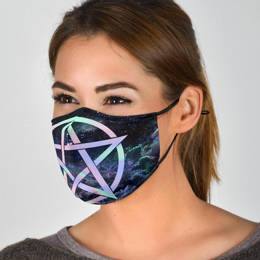 Pentacle wicca Face Mask Face mask MoonChildWorld 