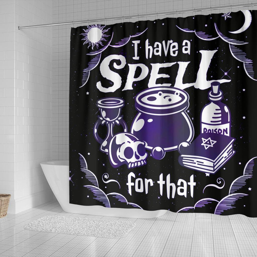Witch spell Shower Curtain