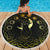 Cat moon phases wicca Beach Blanket