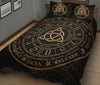 Triquetra wheel of the year wicca Quilt Bed Set Bedding Set MoonChildWorld 