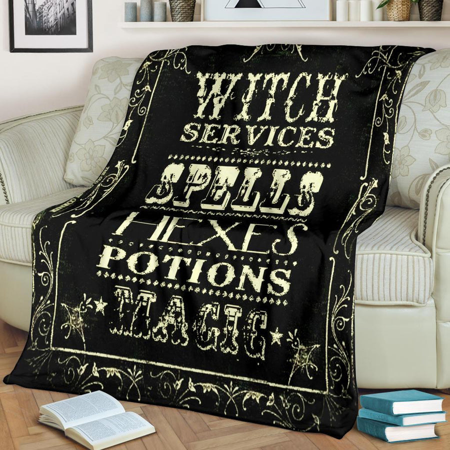 Witch Premium Blanket Premium Blanket MoonChildWorld 