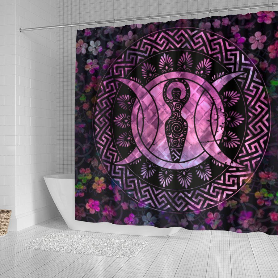 Goddess moon wicca Shower Curtain