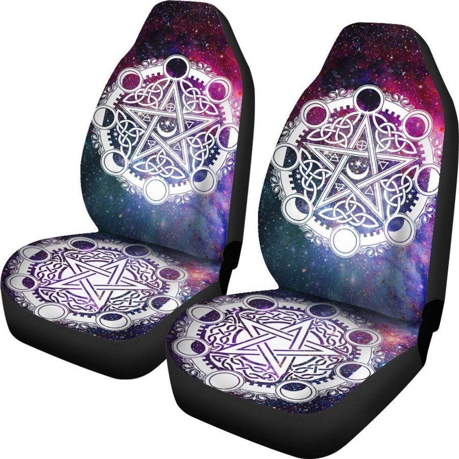 Pentagram celtic wicca Car Seat Covers