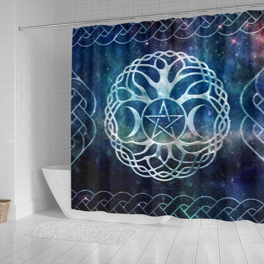 Tree of life wicca Shower Curtain Shower Curtain MoonChildWorld 