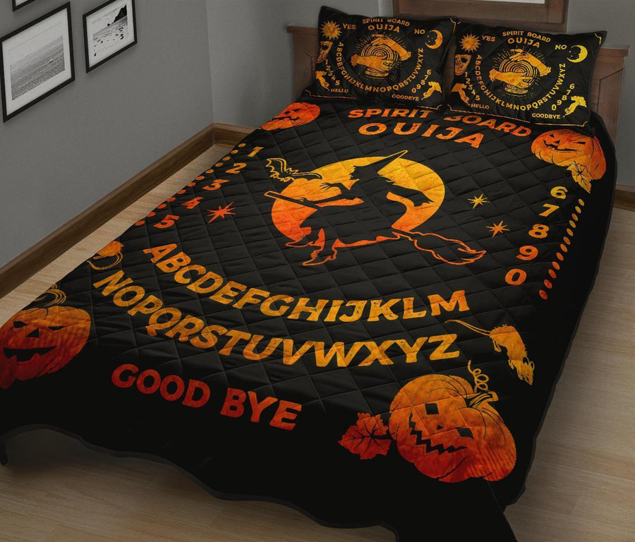 Ouija board halloween witch Quilt Bed Set Quilt Bed Set MoonChildWorld 