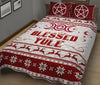 Blessed Yule Wicca Quilt Bed Set Bedding Set MoonChildWorld 