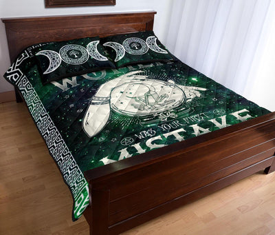Witchy woman Quilt Bed Set Bedding Set MoonChildWorld
