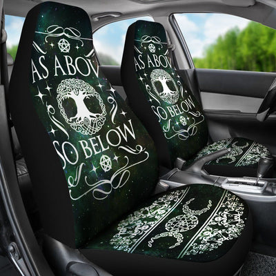 Pagan tree of life Car Seat Covers Car Seat Covers MoonChildWorld