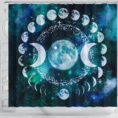 Wicca Shower Curtain Shower Curtain MoonChildWorld