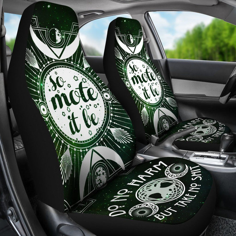 So mote it be wicca Car Seat Covers