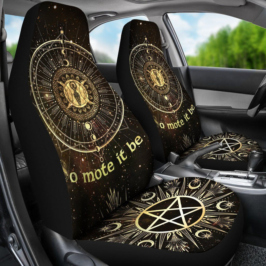 So mote it be wicca Car Seat Covers