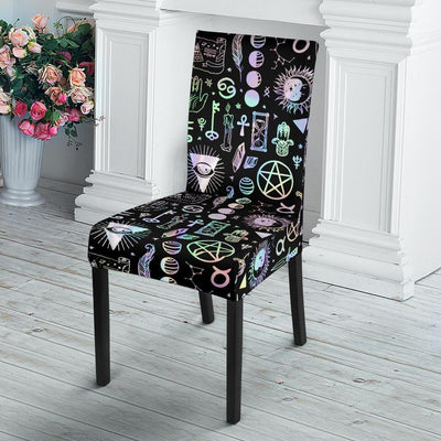Magic things wicca Dining Chair Slip Cover Chair Slip Cover MoonChildWorld