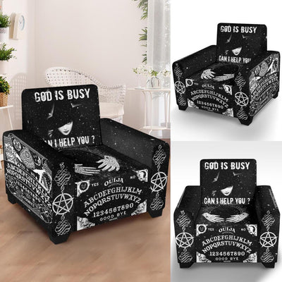 Ouija Witch Chair Slip Cover Chair Slip Cover MoonChildWorld