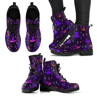 Witch hat Leather Boots Shoes MoonChildWorld