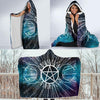 Triple moon wicca Hooded Blanket Hooded Blanket MoonChildWorld