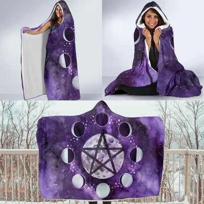 Wicca Hooded Blanket Hooded Blanket MoonChildWorld