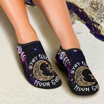 Stay wild moon child wicca Aqua Shoes Shoes MoonChildWorld