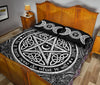 Pentacle celtic wicca Quilt Bed Set Bedding Set MoonChildWorld