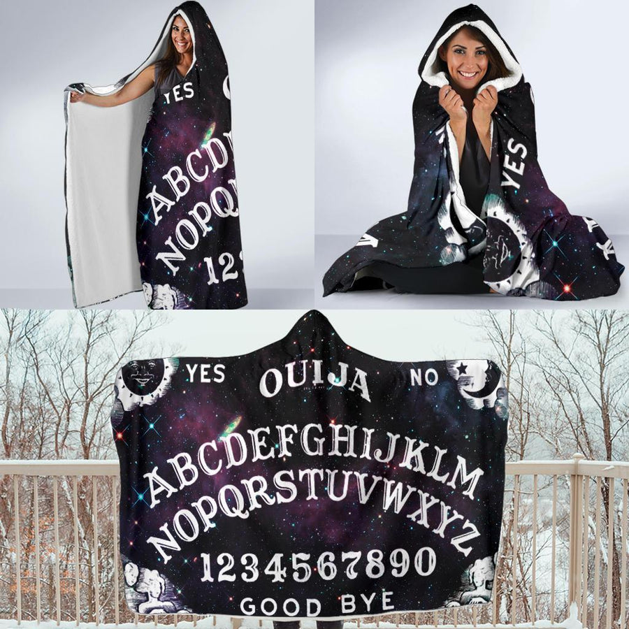 Ouija Witch Hooded Blanket Hooded Blanket MoonChildWorld 