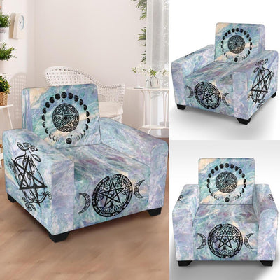 Wicca Chair Slip Cover Chair Slip Cover MoonChildWorld