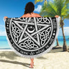 Wicca pentacle magic Beach Blanket Beach blanket MoonChildWorld