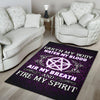 Wicca Earth Water Air Fire Area Rug Area Rug MoonChildWorld