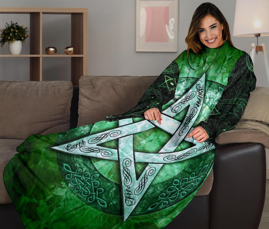 Pentacle wicca Sleeve Blanket Sleeve Blanket MoonChildWorld 