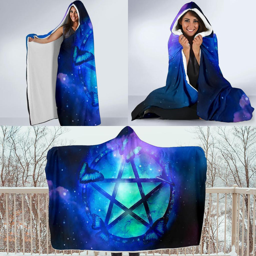 Wicca Hooded Blanket Hooded Blanket MoonChildWorld 