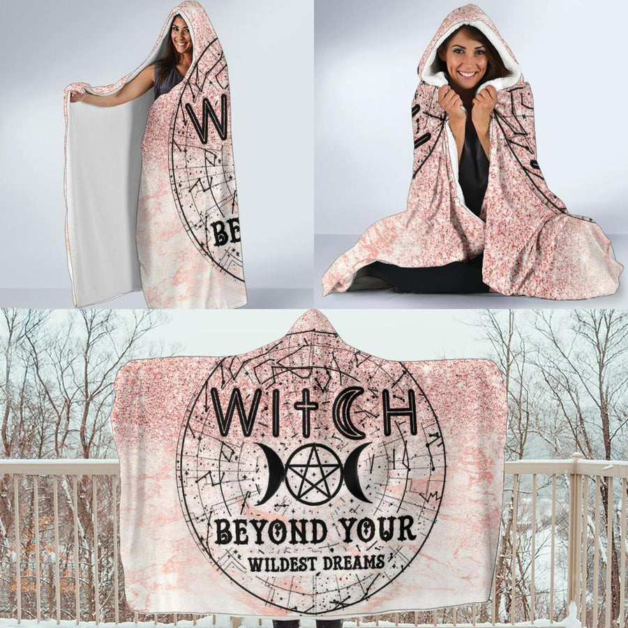 Witch Hooded Blanket Hooded Blanket MoonChildWorld 