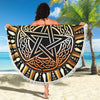 Celtic pentagram wicca Beach Blanket Beach blanket MoonChildWorld