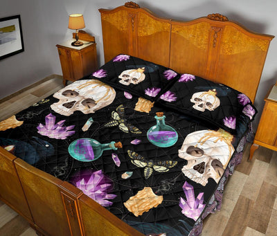 Raven gothic witch Quilt Bed Set Quilt Bed Set MoonChildWorld