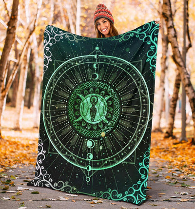 Goddess moon wicca Premium Blanket Premium Blanket MoonChildWorld
