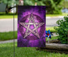 As above so below Pentagram wicca flag Flag MoonChildWorld Flag - Pentagram wicca Garden Flag (18" X 12")