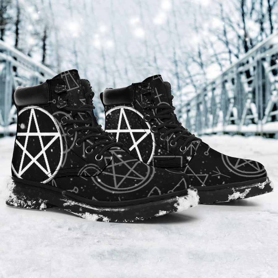 Pentacle wicca Boots Shoes MoonChildWorld 
