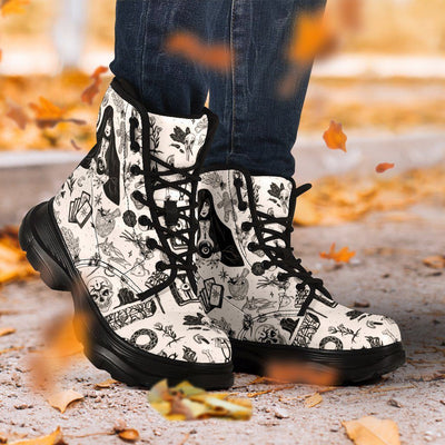 Witchy magic wicca Chunky Boots Shoes MoonChildWorld