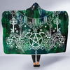 Pentagram wicca Hooded Blanket Hooded Blanket MoonChildWorld 