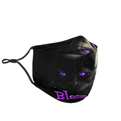 Witchy blessed be wicca face mask Face mask MoonChildWorld