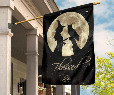 Witch Blessed be wicca flag Flag MoonChildWorld Flag - Blessed be House Flag (30" X 40")